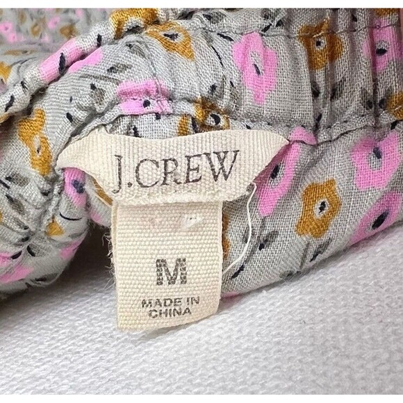 J Crew Summer Dress Size Medium Bubble Sundress Floral Sleeveless Straps Pockets - Picture 10 of 11